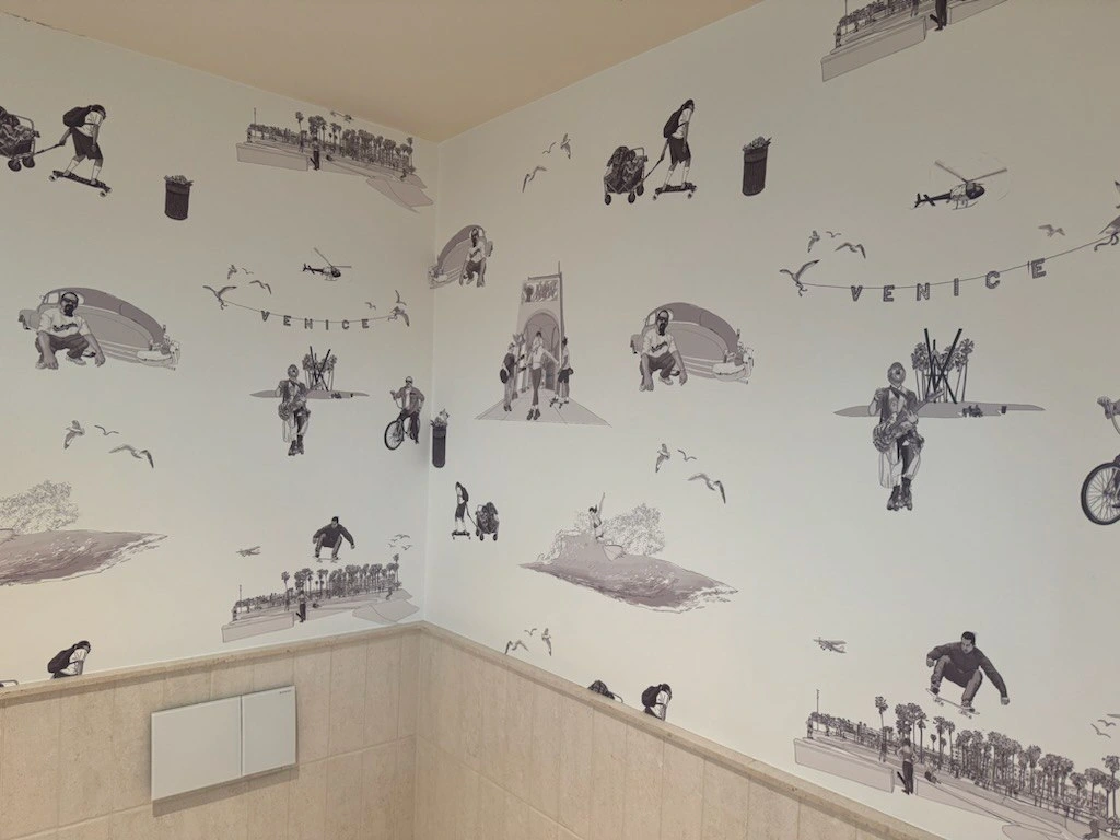 Luxury wallpaper installation residential project