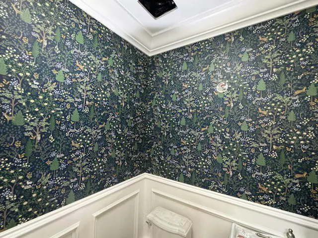 Residential wallpaper installation in Mission Bay, San Francisco