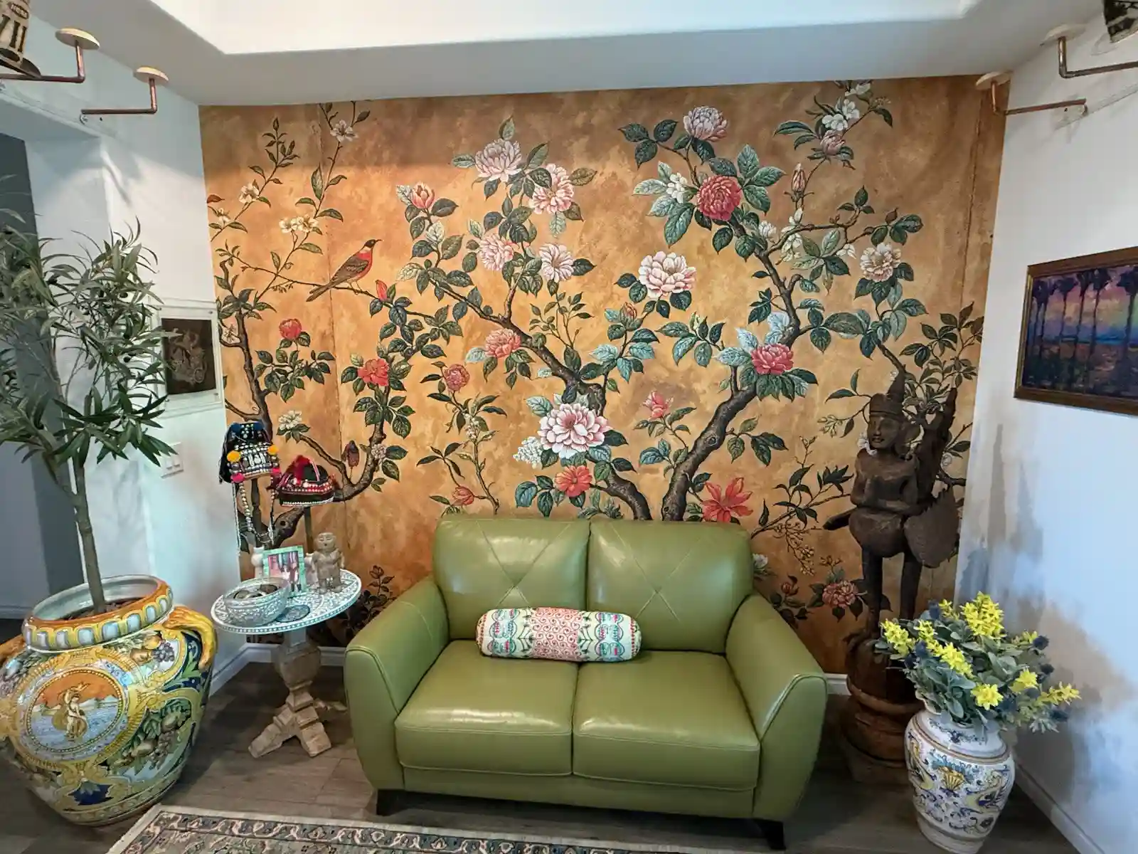 Historic home wallpaper installation Oakland
